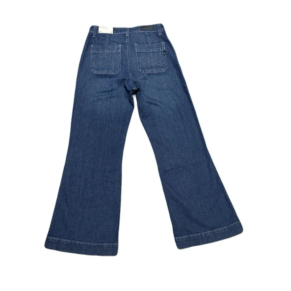 NEW AG Jeans Womens Size 29 Bonnie Mid Rise Cropped Bootcut Dark Wash Jeans $235